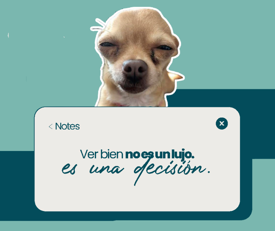 Ser miope no es el problema: vivir incómodo sí